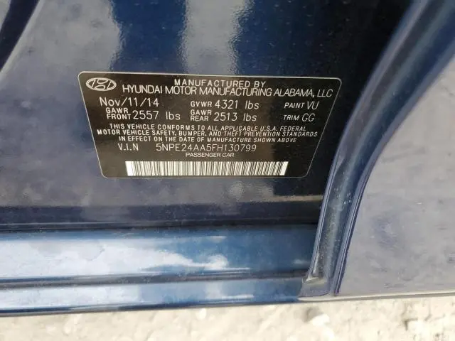 2015 HYUNDAI SONATA ECO  