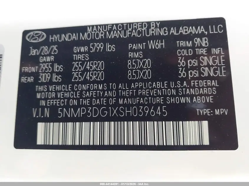 2025 HYUNDAI SANTA FE HYBRID LIMITED
