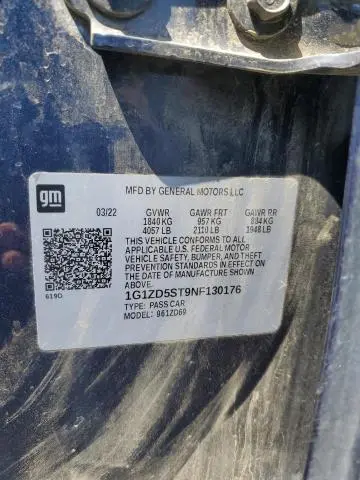 2022 CHEVROLET MALIBU LT