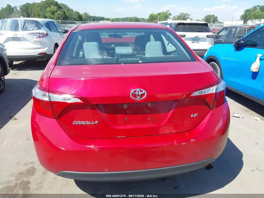 2015 TOYOTA COROLLA LE