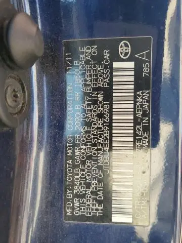 2011 TOYOTA COROLLA BASE  