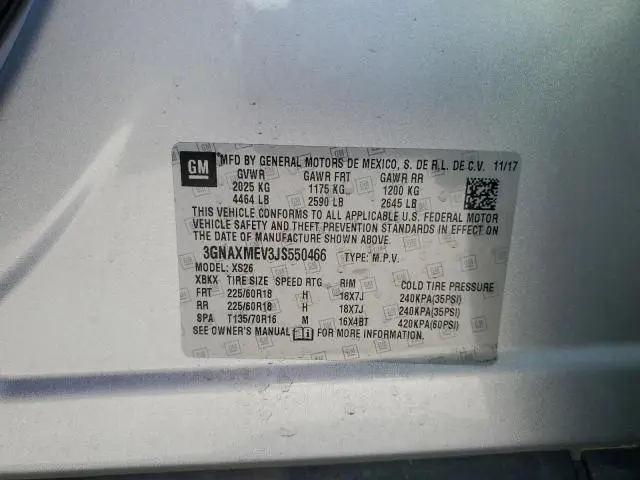 2018 CHEVROLET EQUINOX PREMIER  