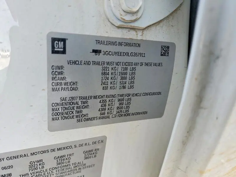 2020 CHEVROLET SILVERADO K1500 RST  