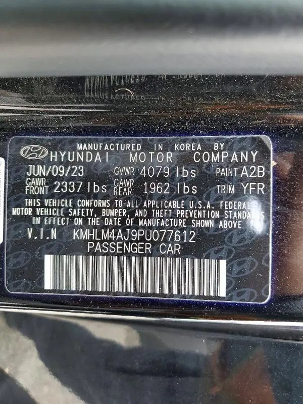 2023 HYUNDAI ELANTRA BLUE  