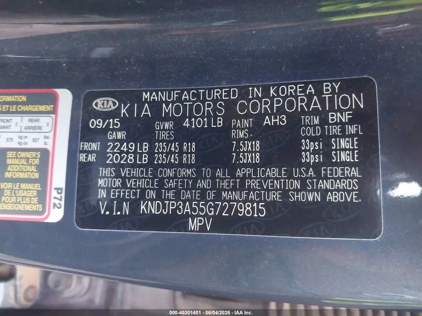 2016 KIA SOUL +