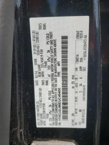 2014 FORD ESCAPE TITANIUM  