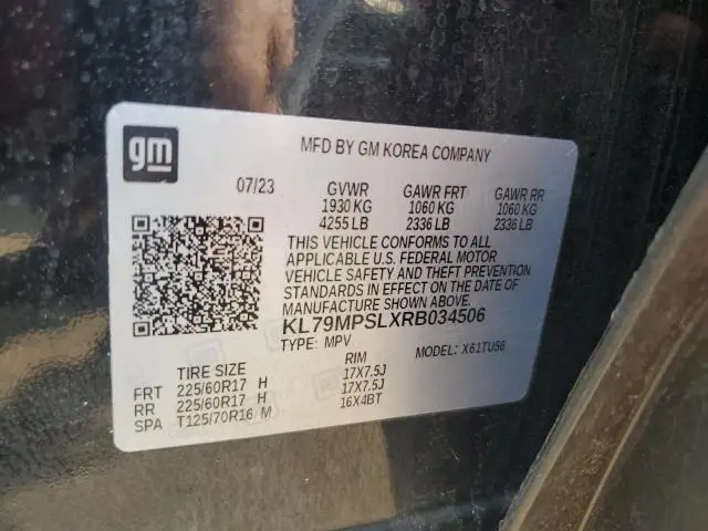 2024 CHEVROLET TRAILBLAZER LT  