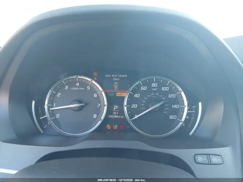 2016 ACURA MDX TECHNOLOGY   ACURAWATCH PLUS PACKAGES/TECHNOLOGY PACKAGE