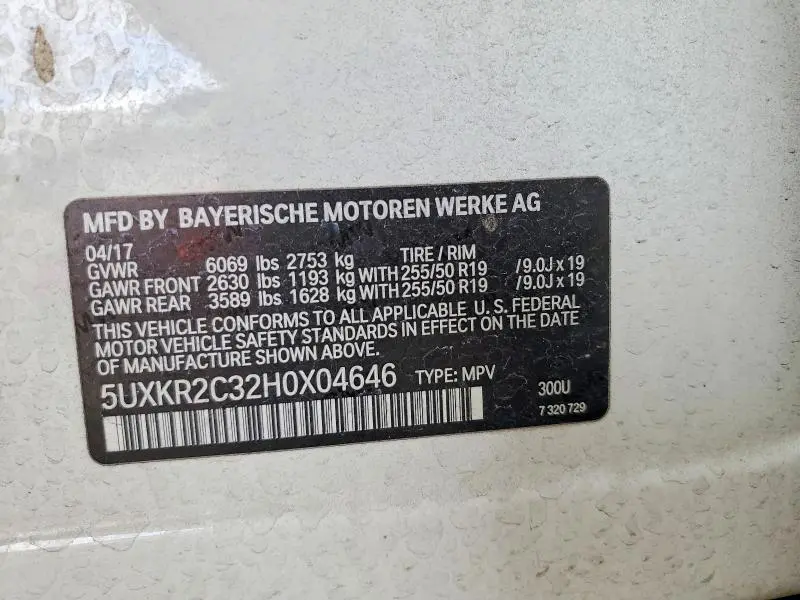2017 BMW X5 SDRIVE35I  
