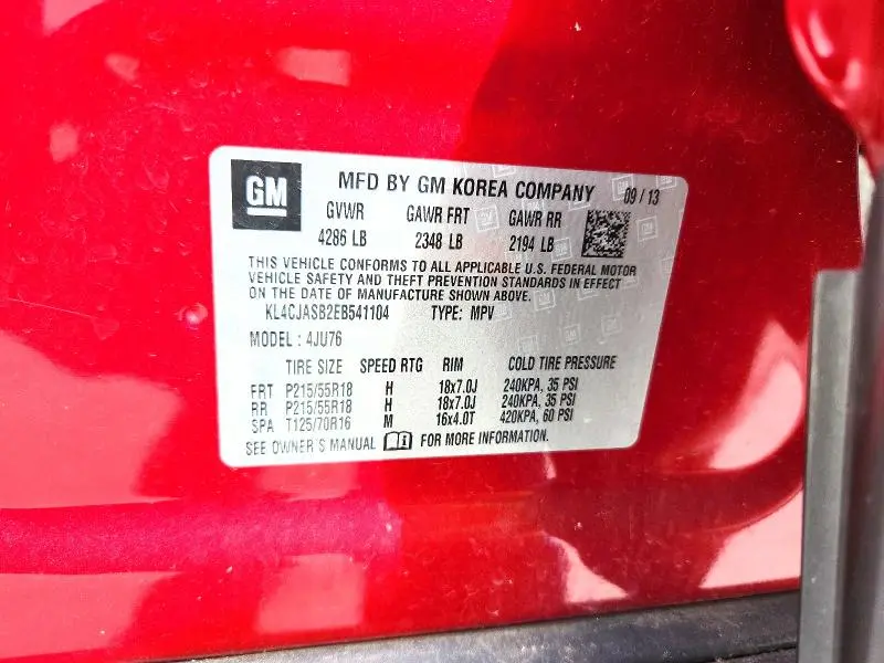 2014 BUICK ENCORE   