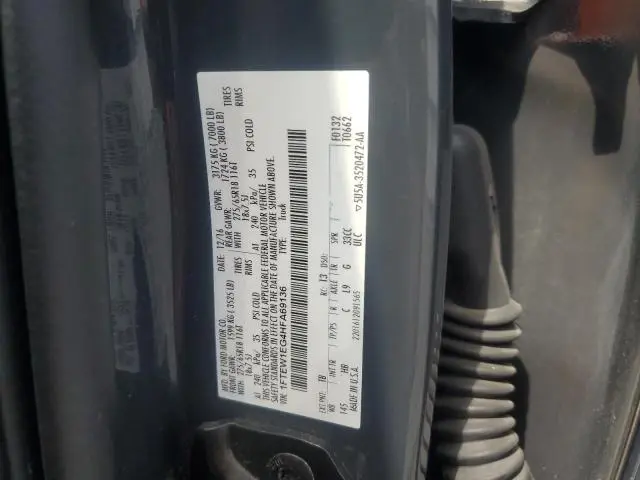 2017 FORD F150 SUPERCREW  