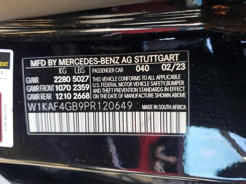 2023 MERCEDES-BENZ C 300  