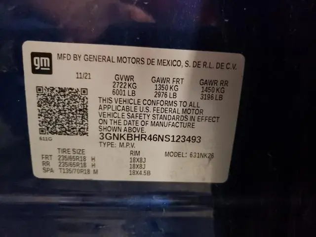 2022 CHEVROLET BLAZER 2LT  