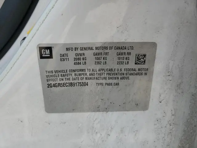 2011 BUICK REGAL CXL  