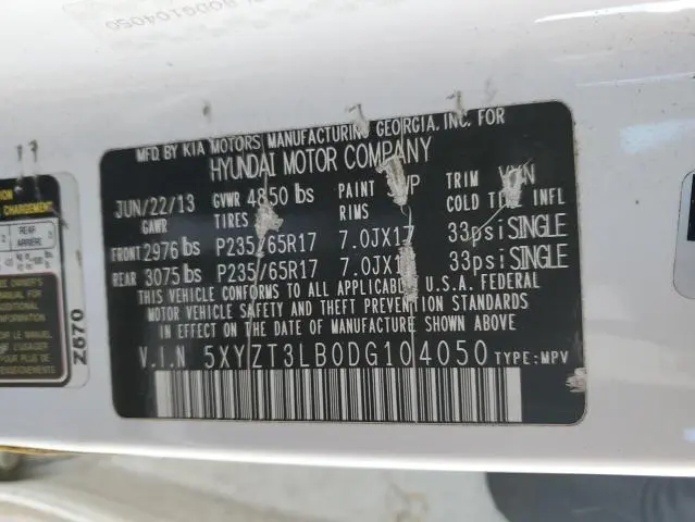 2013 HYUNDAI SANTA FE SPORT   