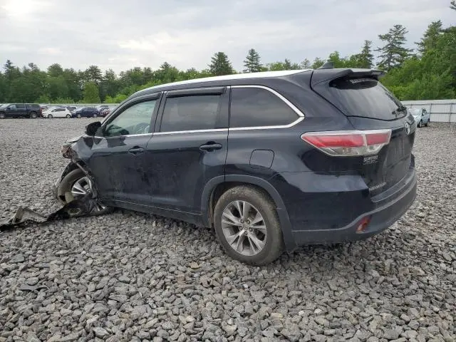 2015 TOYOTA HIGHLANDER XLE  