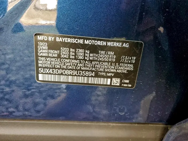 2024 BMW X3 SDRIVE30I  