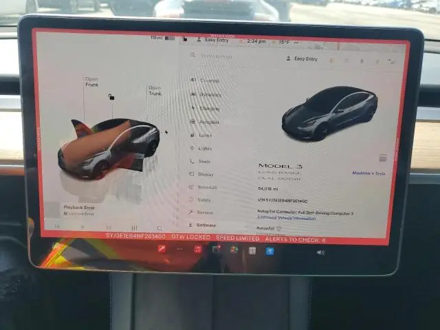 2022 TESLA MODEL 3   