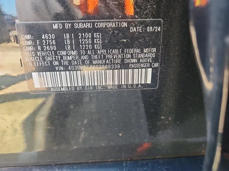 2025 SUBARU LEGACY PREMIUM  