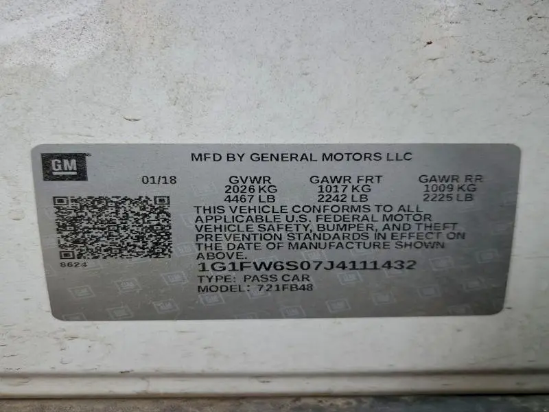 2018 CHEVROLET BOLT EV LT  