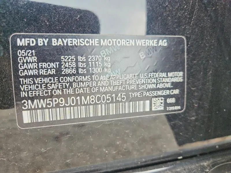 2021 BMW 330XE   