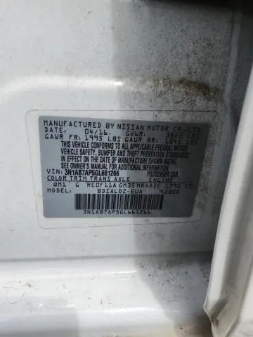 2016 NISSAN SENTRA SV  