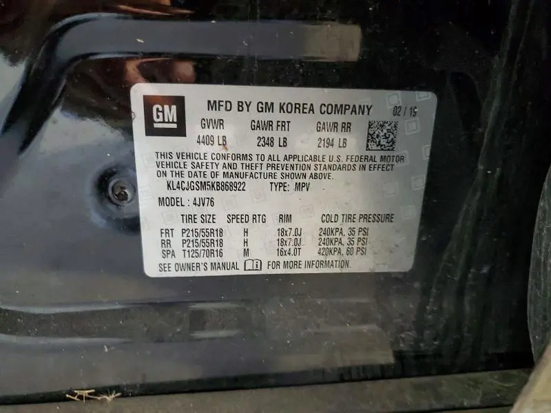 2019 BUICK ENCORE ESSENCE  