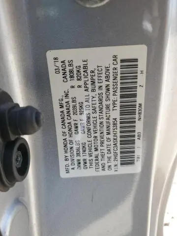 2018 HONDA CIVIC SI  