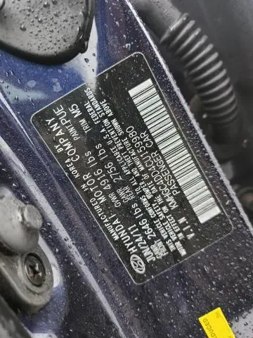 2012 HYUNDAI GENESIS 3.8L  