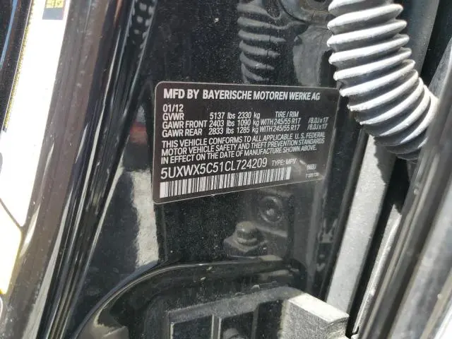 2012 BMW X3 XDRIVE28I  