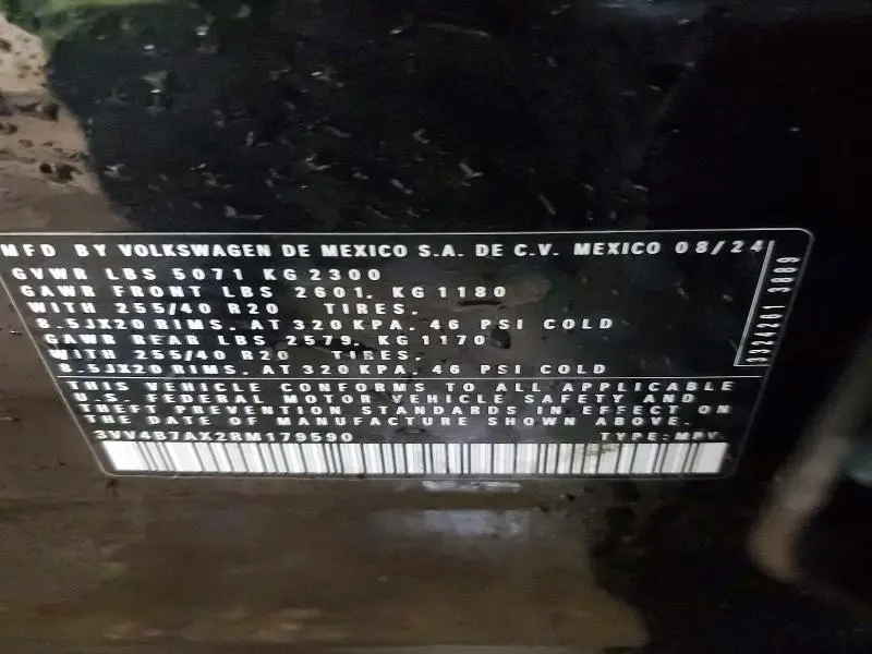 2024 VOLKSWAGEN TIGUAN SEL R-LINE BLACK  