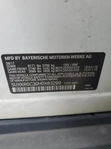 2017 BMW X5 XDRIVE35I  