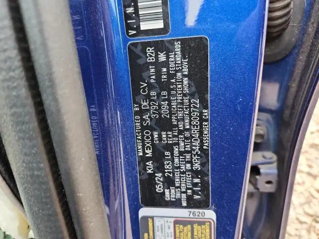 2024 KIA FORTE GT LINE  