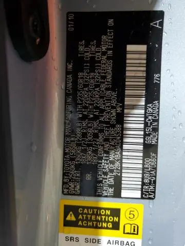 2010 LEXUS RX 350  