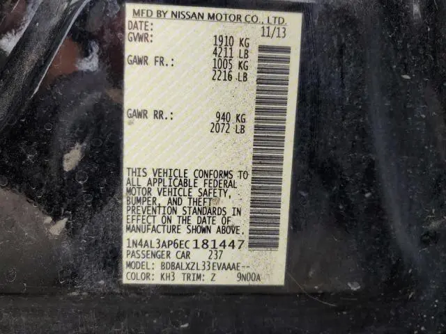 2014 NISSAN ALTIMA 2.5  