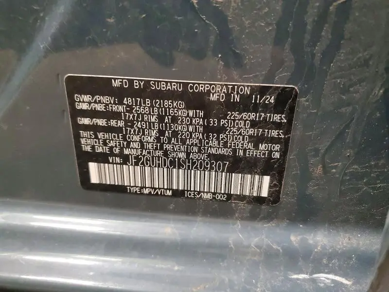 2025 SUBARU CROSSTREK PREMIUM  