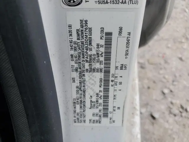 2013 FORD FIESTA SE  
