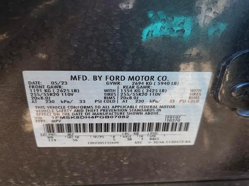 2023 FORD EXPLORER XLT  