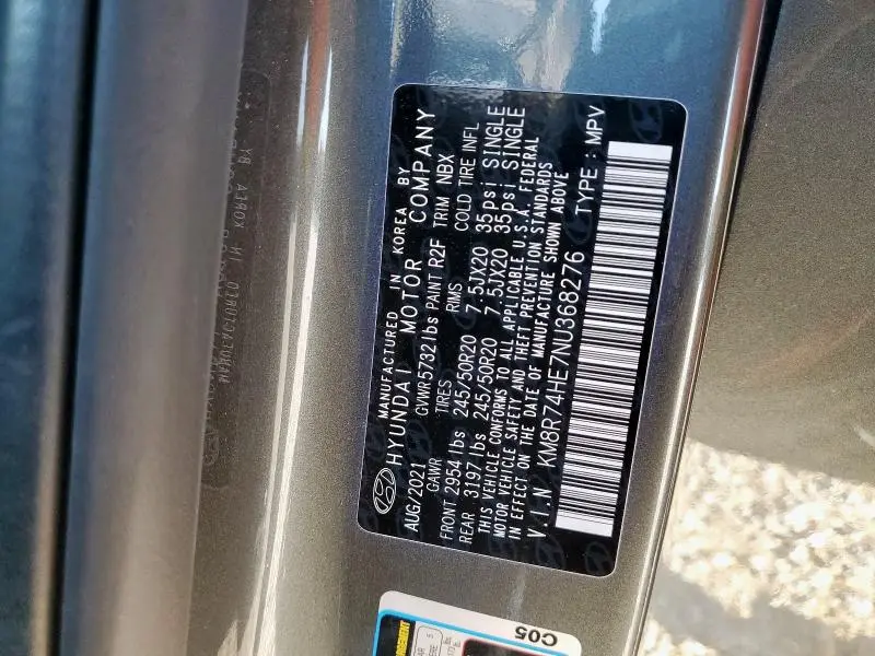 2022 HYUNDAI PALISADE CALLIGRAPHY  