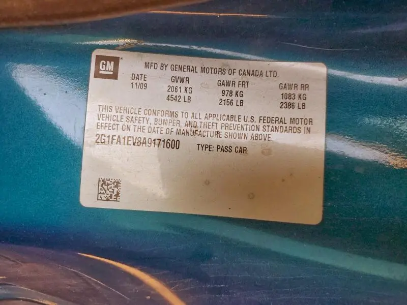 2010 CHEVROLET CAMARO LS  