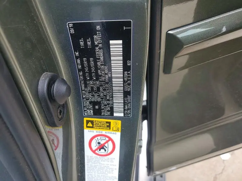 2019 TOYOTA HIGHLANDER LIMITED  