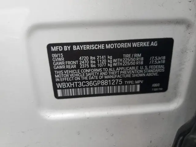 2016 BMW X1 XDRIVE28I