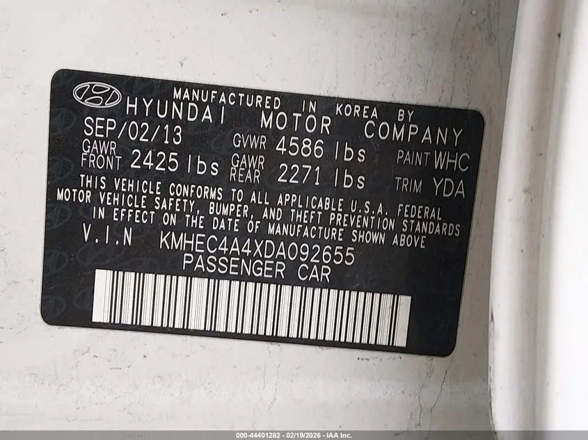 2013 HYUNDAI SONATA HYBRID LIMITED