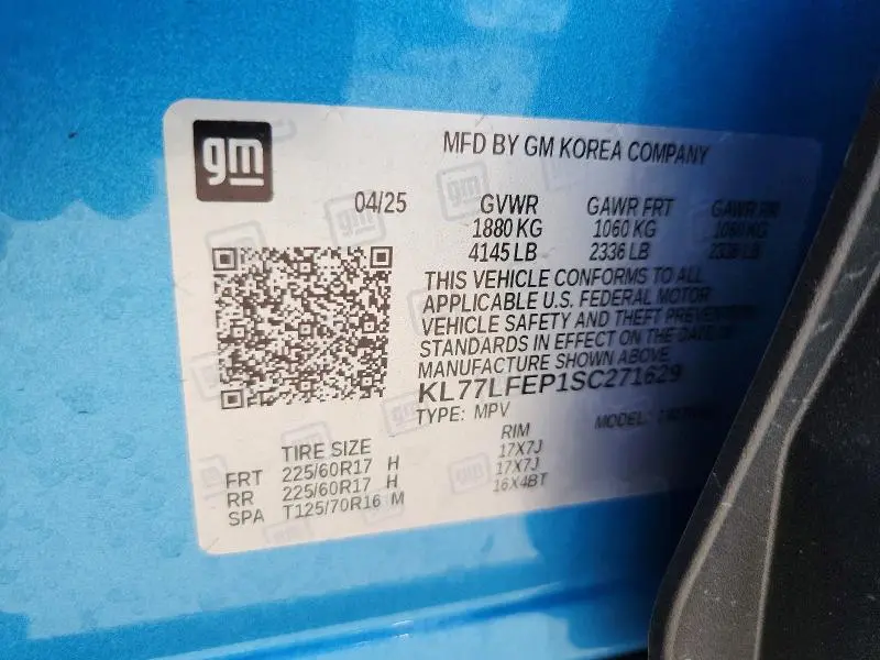 2025 CHEVROLET TRAX LS  