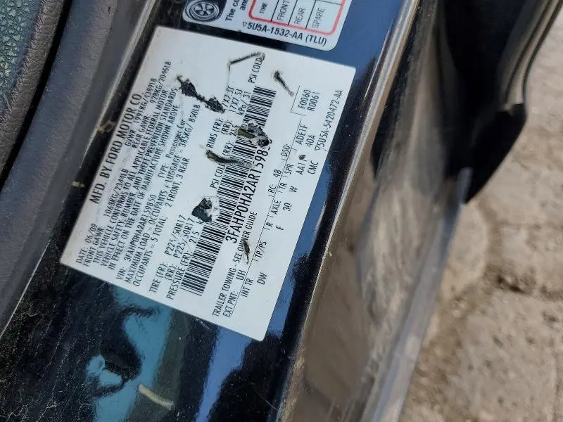 2010 FORD FUSION SE  