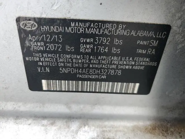 2013 HYUNDAI ELANTRA GLS  