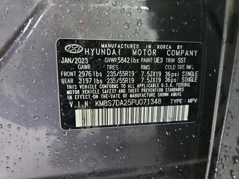 2023 HYUNDAI SANTA FE LIMITED  