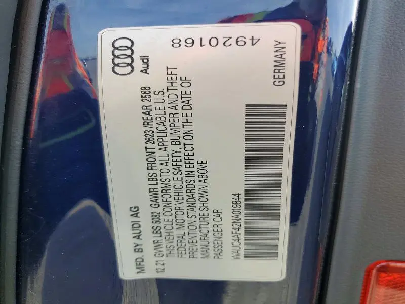 2022 AUDI S4 PRESTIGE  