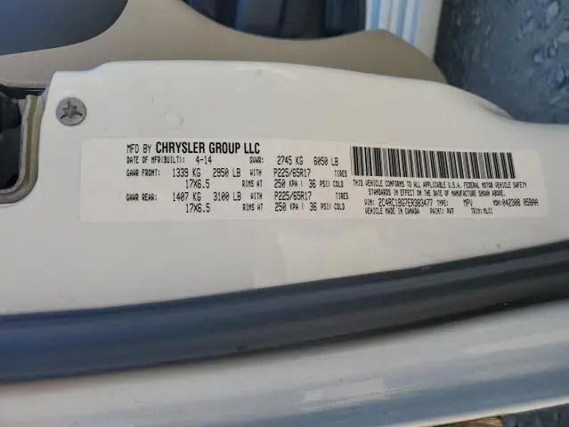 2014 CHRYSLER TOWN & COUNTRY TOURING  