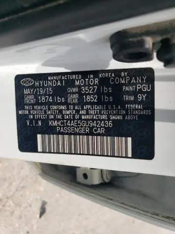 2016 HYUNDAI ACCENT SE  